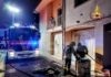 Incendio in un garage a Conselice
