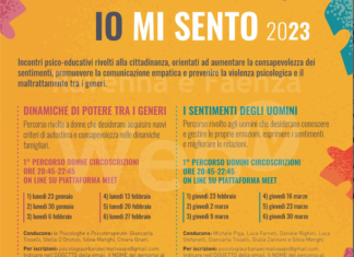 “Io mi sento 2023”, al via i corsi psico-educativi per prevenire i maltrattamenti in famiglia e in società