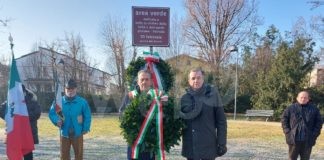 Giorno del ricordo, nell’area verde di via Luzi commemorate le vittime delle foibe e l’esodo giuliano dalmata