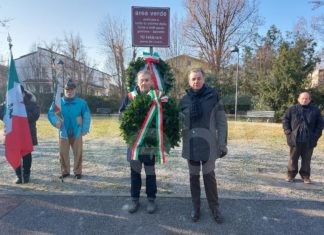 Giorno del ricordo, nell’area verde di via Luzi commemorate le vittime delle foibe e l’esodo giuliano dalmata