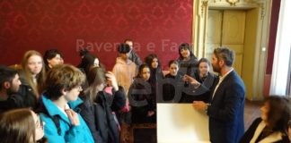 Studenti francesi in visita al Palazzo Manfredi