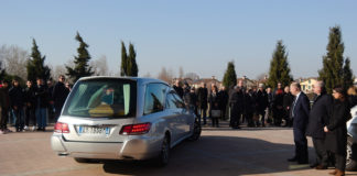 Si sono svolti oggi i funerali di Andrea Gentile