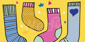 Gli esercenti del Quartiere Alberti aderiscono alla “Giornata dei calzini spaiati”