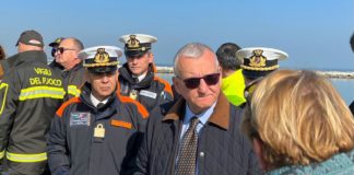 Nuovo sbarco a Ravenna della nave Ocean Viking sopralluogo operativo questa mattina