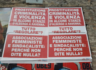 Pro Vita Famiglia: Manifesti ed esposto contro prostituzione, ma femministe rimangono in silenzio