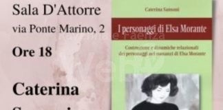 Venerdì presentazione del libro “I personaggi di Elsa Morante. Costruzioni e dinamiche relazionali dei personaggi nei romanzi” di Caterina Sansoni