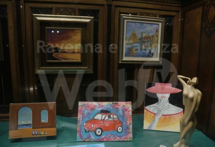 09-03-2023- ravenna mostra al private banking della cassa di ravenna in piazza del popolo- ravenna incontra l'arte