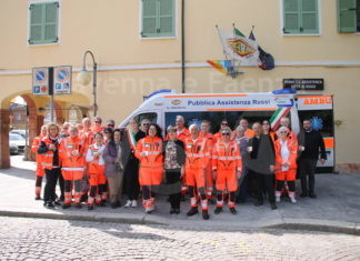 Inaugurata la nuova ambulanza della Pubblica Assistenza di Russi