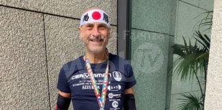 I Cerviaman alla Maratona di Tokyo: Massimo Fabbri ha corso con i colori della città | Foto