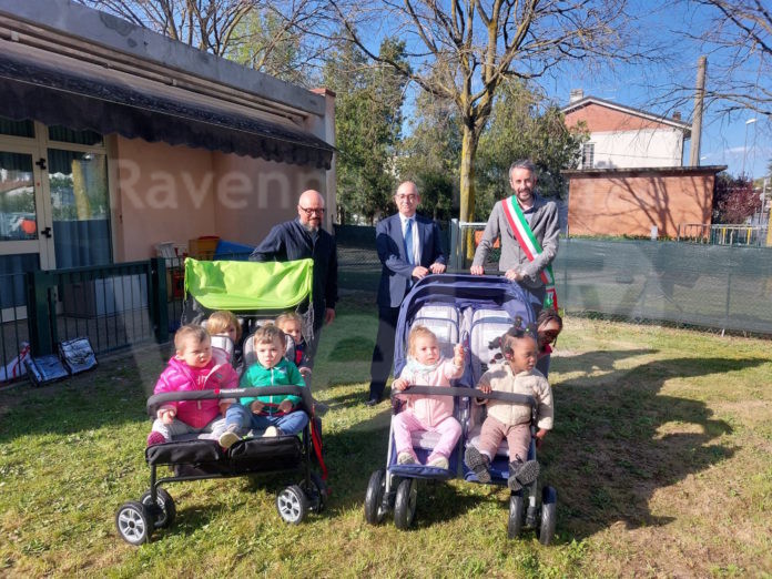 Da sx, Federico Settembrini, Roberto Bozzi e Luca Piovaccari, Cotignola, 30 marzo 2023