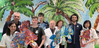 Uova pasquali e gadget ai piccoli degenti della Pediatria di Ravenna donati dalla “Pietro Pezzi” Volley