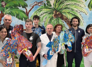 Uova pasquali e gadget ai piccoli degenti della Pediatria di Ravenna donati dalla “Pietro Pezzi” Volley