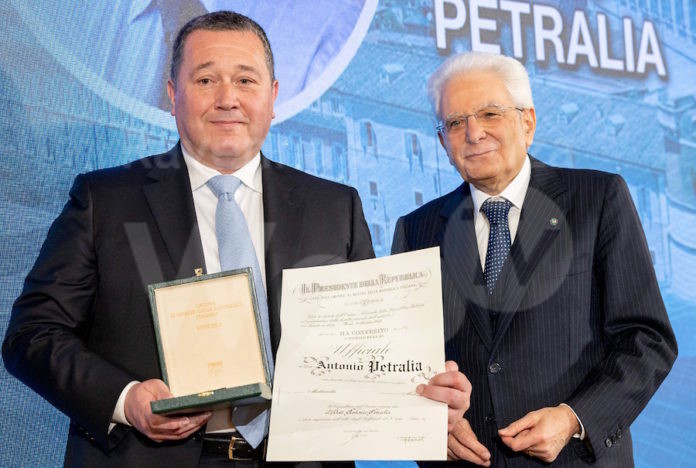 Petralia, AD Eurosets, riceve Onorificenza da Mattarella 01