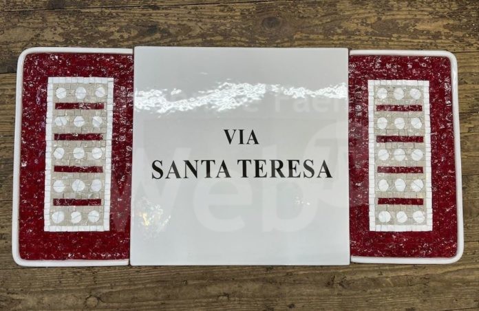 Targa Via Santa Teresa Ravenna