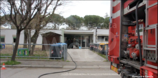 Fiamme alla scuola dell’infanzia Arcobaleno a Bagnacavallo: asilo evacuato