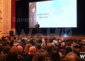 Teatro Rossini pieno per il docufilm “I Cacciatori del cielo” dedicato a Francesco Baracca