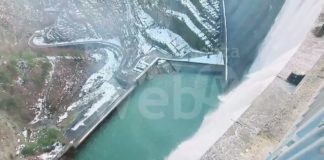 Dopo due anni torna la tracimazione dalla diga di Ridracoli