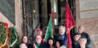 Omaggio al monumento dedicato a Giuseppe Mazzini, nel 151° anniversario della morte