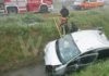 Incidente a Bagnacavallo: auto finisce nel canale, ferito il conducente