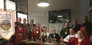 Giornata della tagliatella: incontro della Confraternita della Tagliatella di Ravenna con Gli Apostoli della Tagliatella di Bologna
