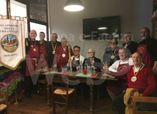 Giornata della tagliatella: incontro della Confraternita della Tagliatella di Ravenna con Gli Apostoli della Tagliatella di Bologna