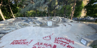 Fusignani: ancora imbrattamenti al Parco della Pace “ennesima dimostrazione della stupidità di alcuni nostri concittadini”