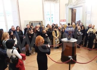 Ausl Romagna, “La Cura attraverso l’Arte”: Fino al 16 aprile il Grande Vaso di Pietro Melandri visibile al Palazzo Rasponi