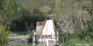 Cedimento del terreno alla chiusa di Errano