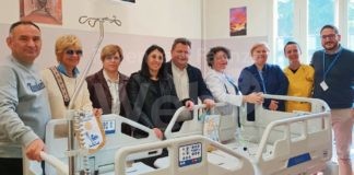 Donato all’OsCo di Brisighella un letto da degenza elettrico