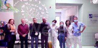 Donato un televisore alla Pediatria di Faenza