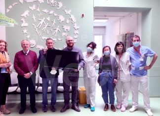 Donato un televisore alla Pediatria di Faenza