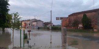 Situazione critica a Bagnacavallo, nella notte allagata Villanova