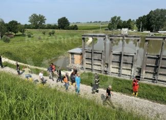 Conselice: una stazione di pompaggio suppletiva per scaricare le acque del Canale Destra Reno nel Santerno