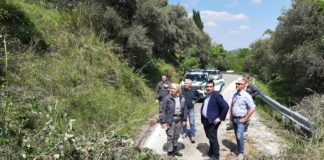 Maltempo: sopralluogo della Provincia sulle strade interrotte, a Bagnacavallo e Boncellino