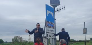 Criticità idraulica, il sindaco de Pascale a Mezzano insieme al prefetto De Rosa per monitorare la situazione del fiume Lamone