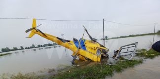 Precipita un elicottero a Belricetto