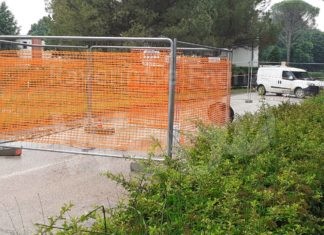 Faenza: cedimento dell’asfalto in via Firenze. Strada chiusa