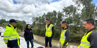 Bagnacavallo, completata in cinque giorni la ricostruzione d’emergenza per la sicurezza dell’argine del fiume Lamone