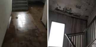 Ancisi (LpRa): Condominio popolare invaso dall’acqua per tutti i sei piani