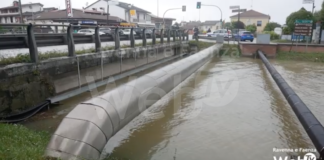 Chiusura della strada statale 16 in località Fosso Ghiaia