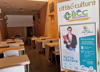Riapre dal 1 giugno l’aula studi BCC di Faenza