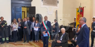 Il discorso di de Pascale al cospetto del presidente della Repubblica: “Realizzeremo le opere per dare un futuro alla nostra comunità.”