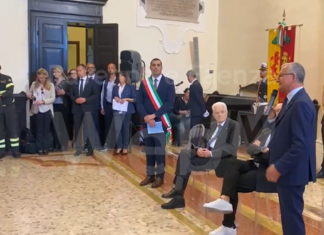 Il discorso di de Pascale al cospetto del presidente della Repubblica: “Realizzeremo le opere per dare un futuro alla nostra comunità.”