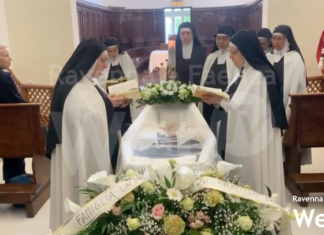 Celebrato il funerale di suor Maria Grazia di Maria Regina: era la carmelitana più anziana