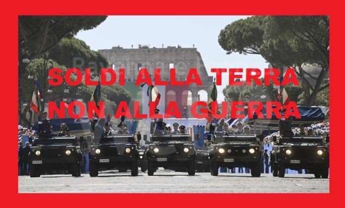 soldi alla terra non alla guerra