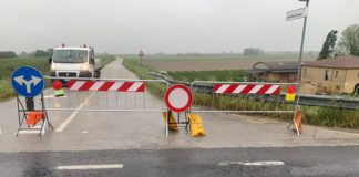 Lugo: Criticità idraulica rossa, chiuso per precauzione un tratto di via Sottofiume