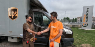 Conselice, UPS e Banco Alimentare Romagna consegnano 500 kg di alimenti alla comunità colpita dalle alluvioni