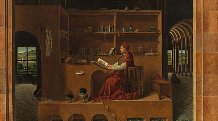 Antonello da Messina - San Girolamo nello studio - National Gallery Londra