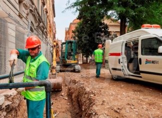 Lavori di manutenzione della rete acquedottistica a Lido Adriano