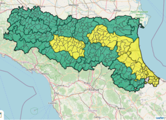 Allerta meteo gialla fino alla mezzanotte di domenica